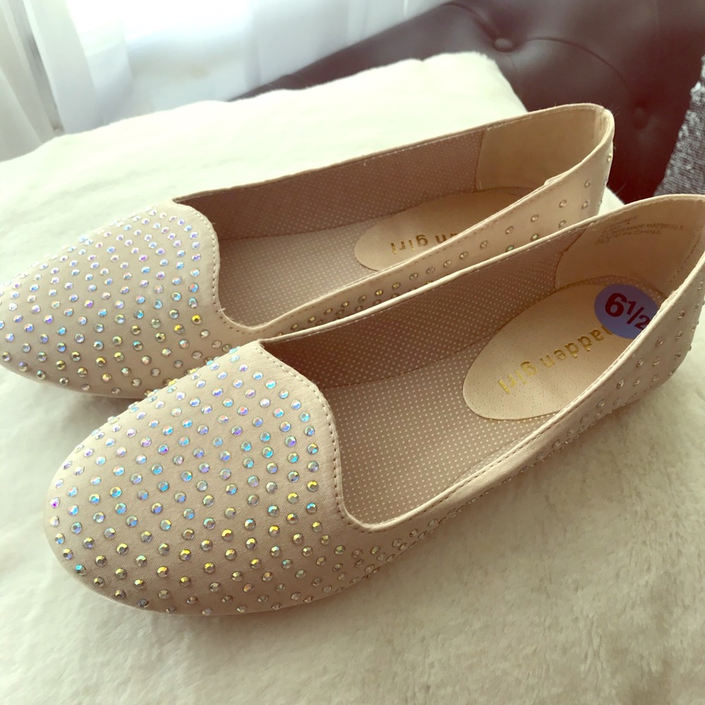Steve Madden Rhinestone Flats